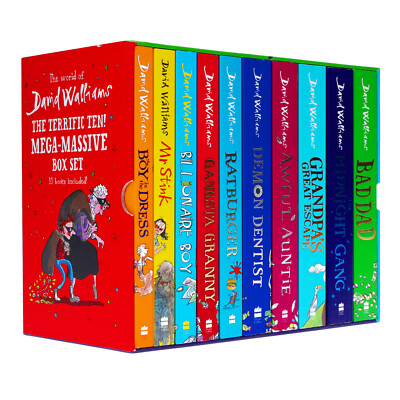 The World of David Walliams - The Terrific Ten! Mega-Massive 10 Books -Paperback