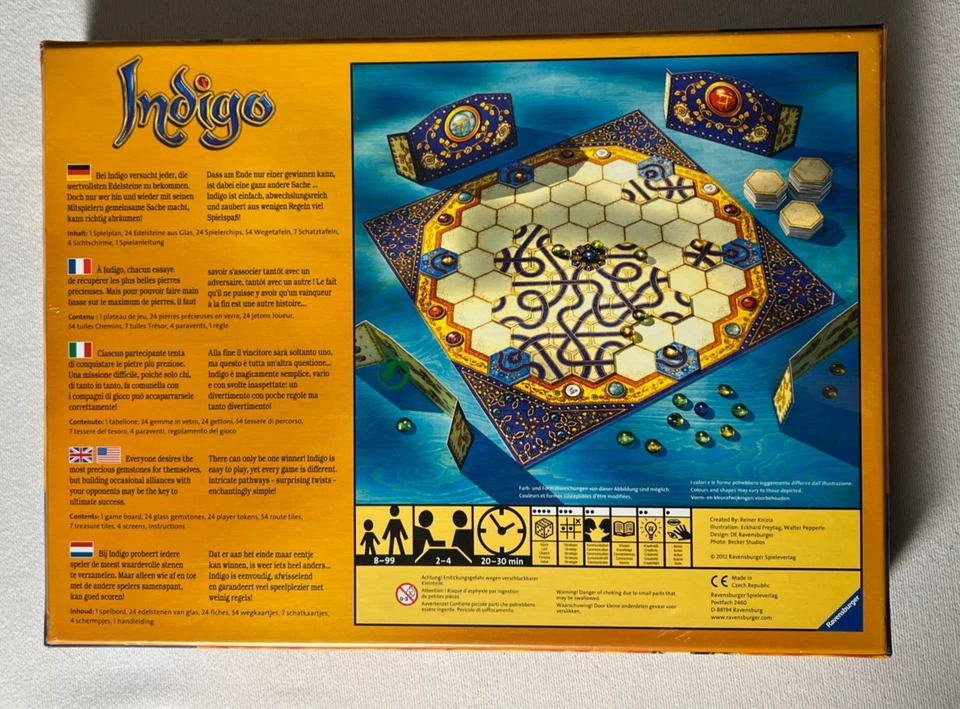 INDIGO Board Game, Ravensburger 2012, Designer - Reiner Knizia, NEW in SW - Image 3 of 4
