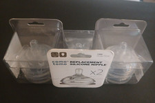 Como Tomo Silicone Replacement Nipple Slow Flow 0-3 Months 6 Count