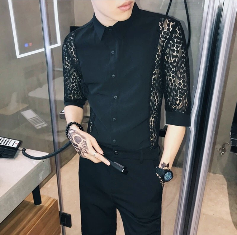 Lace dress clearance shirt