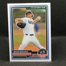 MASON BRASSFIELD 2023 PANINI USA Stars & Stripes #4 18U NATIONAL 