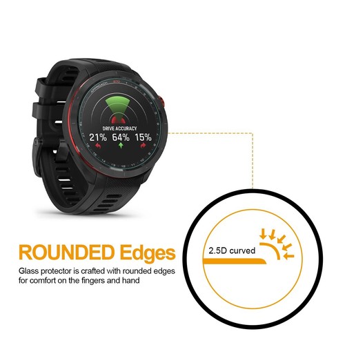 3 x protection d'écran en verre trempé Supershieldz pour Garmin Forerunner 945 LTE - Photo 3 sur 5