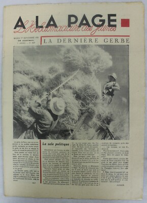 Auf Seite Nr. 337 - 1. September 1936 - Die letzte Garbe - Monp