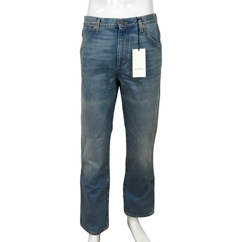 Trendt Vision Repaired Construction Denim Jeans in Blue | eBay