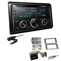 Pioneer Autoradio CD Bluetooth USB Einbauset FüR Ford C-Max 2003-2007 Anthrazit