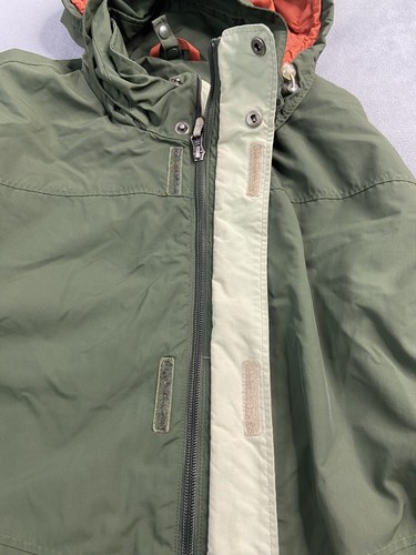 LL Bean Jacket Men Large Green The Weather Channel 3 in 1 Nylon Shell Outdoor - Picture 12 of 16