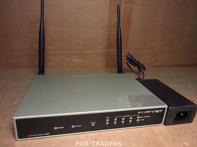 Fortinet FORTIWIFI-30B FWF-30B Wireless VPN Firewall INCL PSU & ANTENNAS