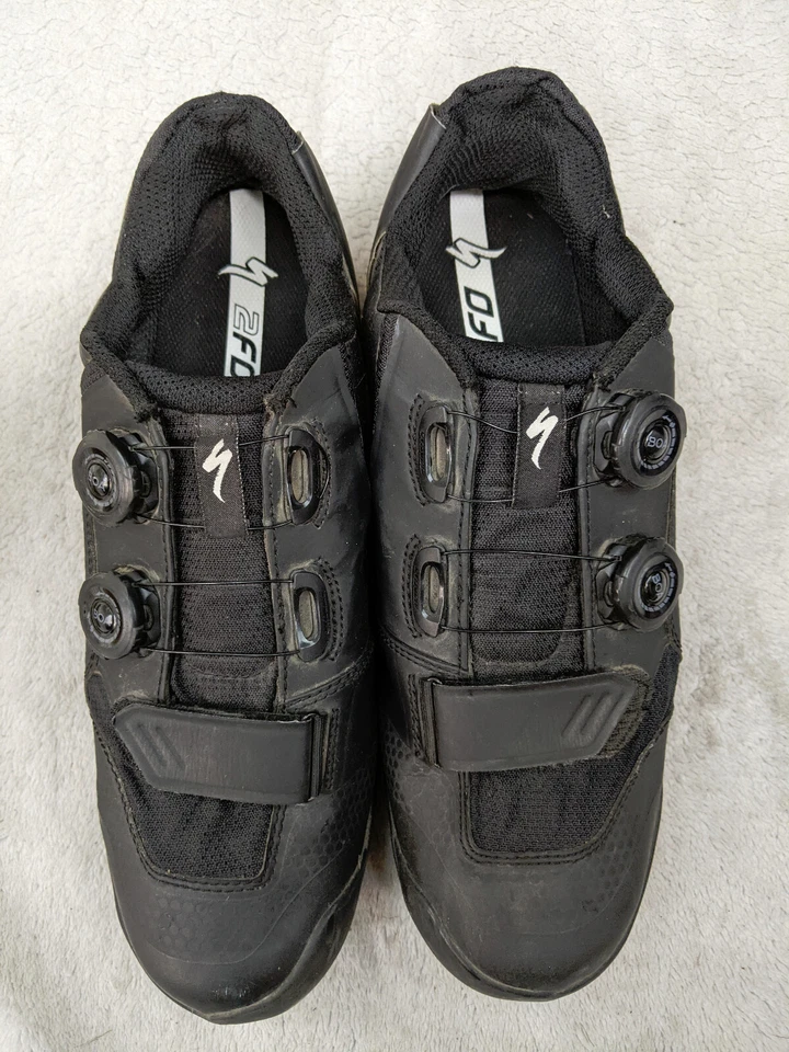 Specialized 2FO Cliplite Shoe Mens 11.5 45 Black Cycling Road Tour Bicycle - Image 2 of 4