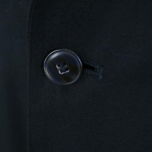 Mens Black Double Breasted Blazer 48R UK Size Sport Coat Vintage Jacket - Picture 8 of 12
