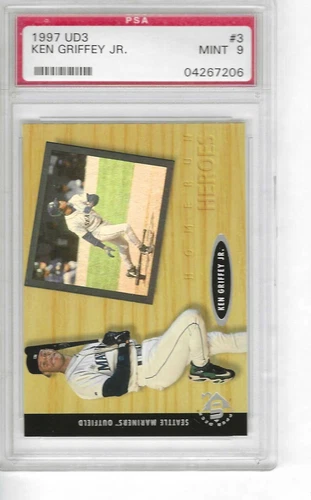 1997 Upper Deck UD3 MLB Ken Griffey Jr HOF Seattle Mariners #3 PSA 9 MINT