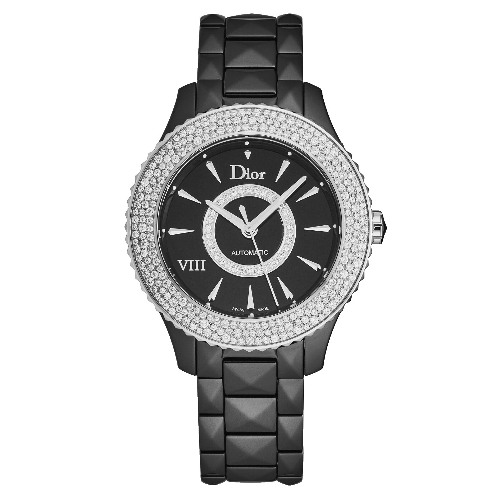 Наручные часы Dior с керамическим браслетом