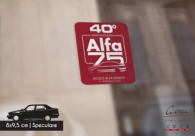 adesivo vintage STICKER kleber volanti speciali a. Ranieri Milano auto