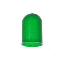4-Pack 10mm Orange Silicone Bulb Cap Covers - Small Light Protectors