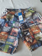 Adidas Mens Sport Print Boardshorts Swim Shorts Size XS