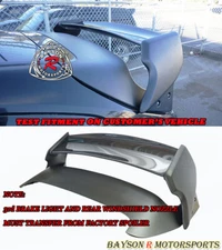 Fits 08-14 Subaru Impreza WRX STI 5dr VR-Style Rear Roof Spoiler Wing (Carbon)