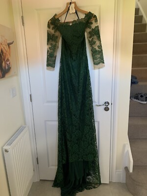 strapless open back dress Emerald Green Strapless Sparkly Mermaid Prom Dress – SS149 – Viniodress main image 1