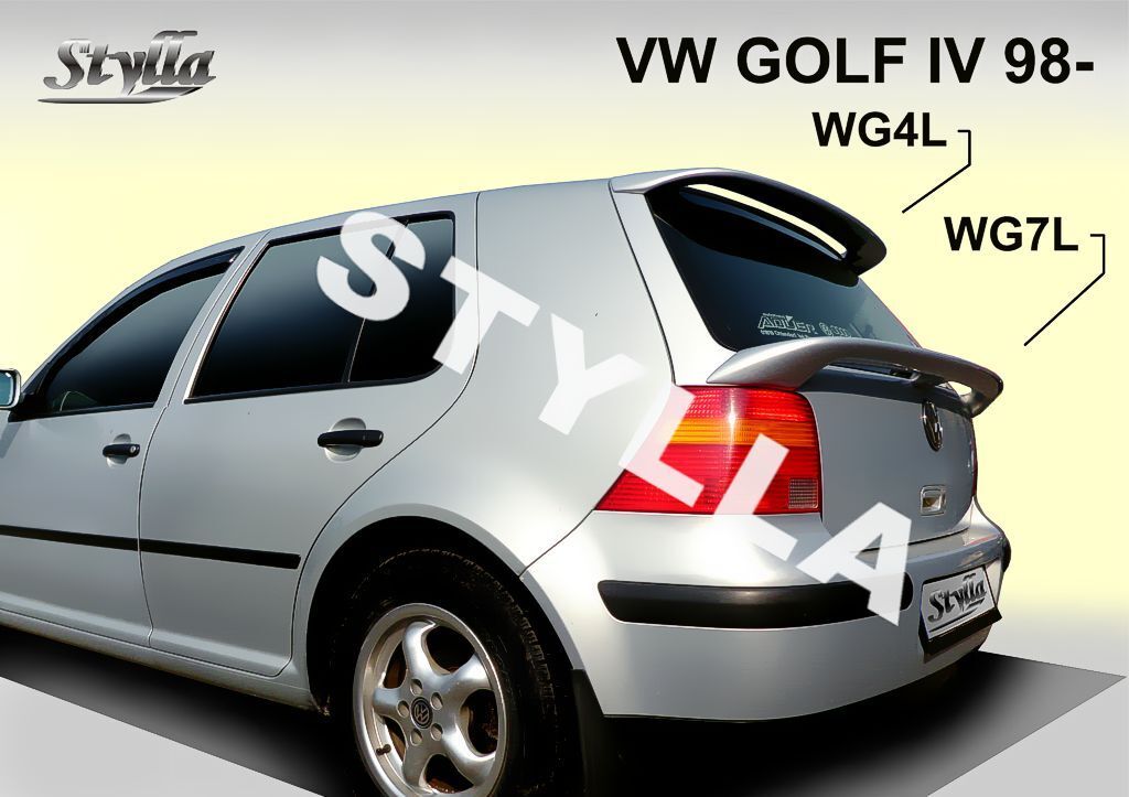 VW Golf 4 Rear spoiler bottom ,EX Mattig  PESCH - motorsport - shop with  fiberglass car parts