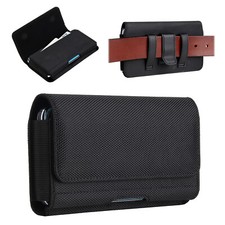 Horizonal Belt Clip Loop Holster Holder Magnetic Flap Wallet Case Cover Pouch S3