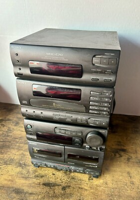 Sony MHC-C70 & DXA-C70 Hi-Fi Audio Component System Japan Sony MHC-C70 & DXA-C70 Hi-Fi Audio Component System Japan