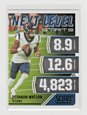 DESHAUN WATSON 2021 Score NEXT LEVEL STATS GOLD #NL8 HOUSTON TEXANS