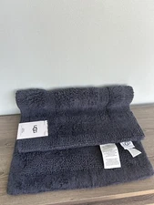 UGG EMMA BATH RUG(20in x 32in)-100%COTTON-REVERSIBLE.OEKO-TEX.Rare Color: OCEAN