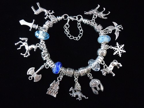 PULSERA CON ENCANTO DE JUEGO DE TRONOS. 13A, 16A, 18A, 21A DE REGALO. CAJA DE REGALO | eBay