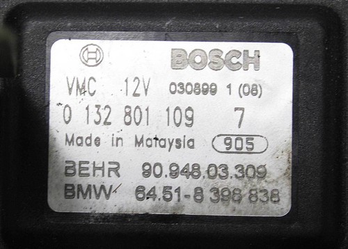 BMW E46 Z3 AC Air Conditioning Flap Drive Adjuster Unit Right 1996-2002 USED OEM - 第 2/3 張圖片