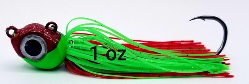 6pkg, Fluke Jig, Swing Tail Jig, Silicone Jig, Bucktail Jig, 3/8, 1, 2oz Striper - Picture 8 of 18