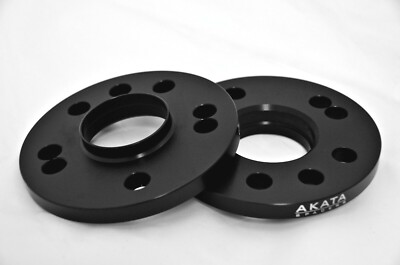 20MM HUB CENTRIC WHEEL SPACERS FOR MASERATI 5X114.3 CB 67.1 BLACK ANODIZED