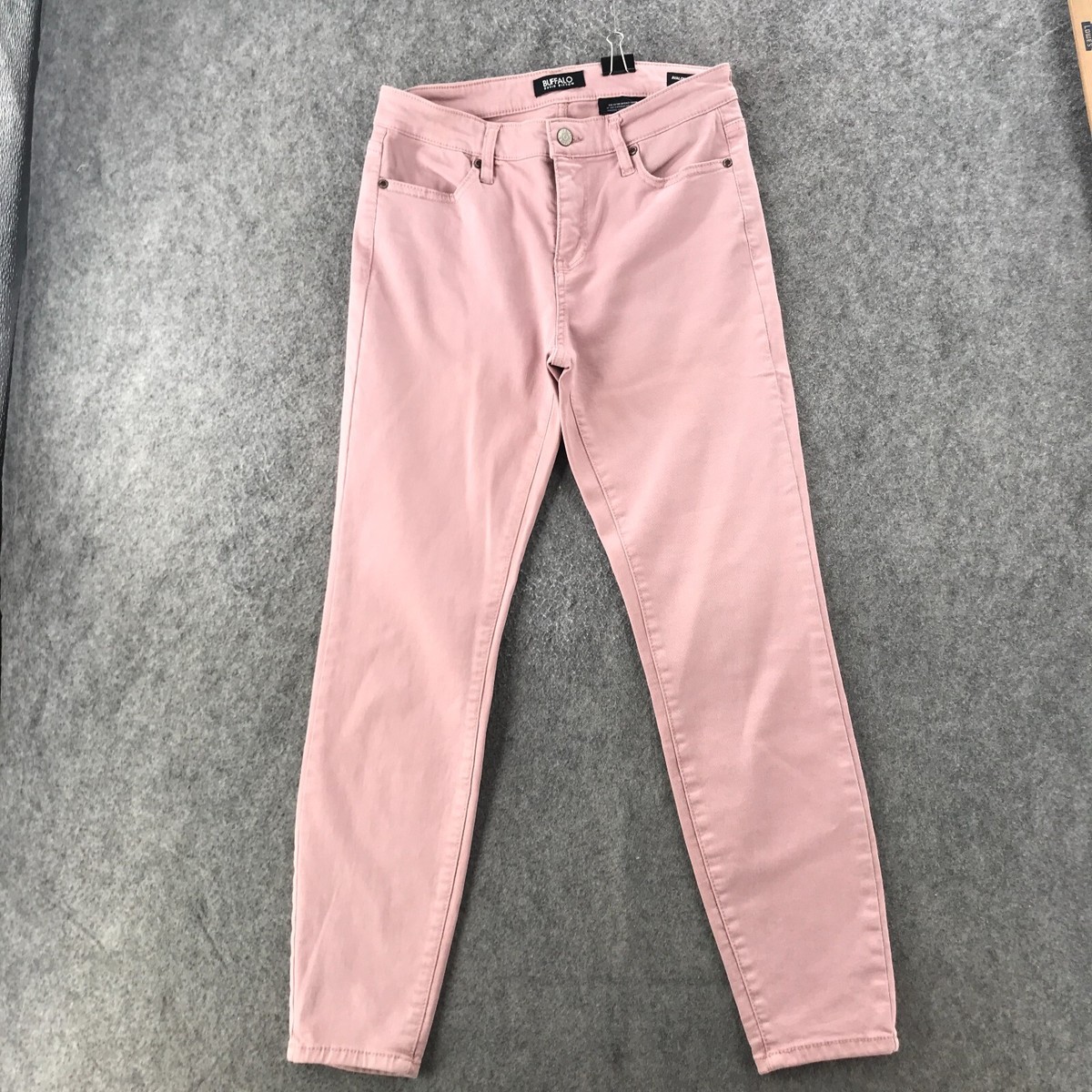 Buffalo David Bitton Pink Avalon Mid-Rise Soft Stretch Ankle 