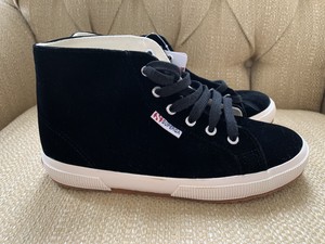 superga lace high top sneakers
