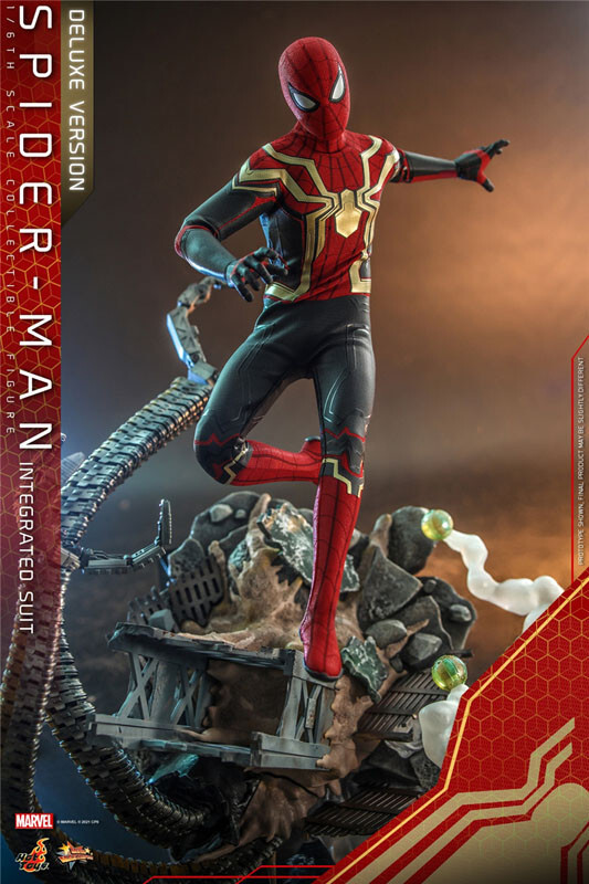 Perfect Hot Toys Mms624 1/6 Spider-Man (Integrated Suit