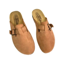 Unlisted Consoles Womens Clogs Comfort Shoes Brown Leather Slip On 6.5M EUR 35