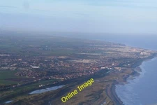 Photo 6x4 Looking up the coast from Gibraltar Point to Mablethorpe: aeria c2014