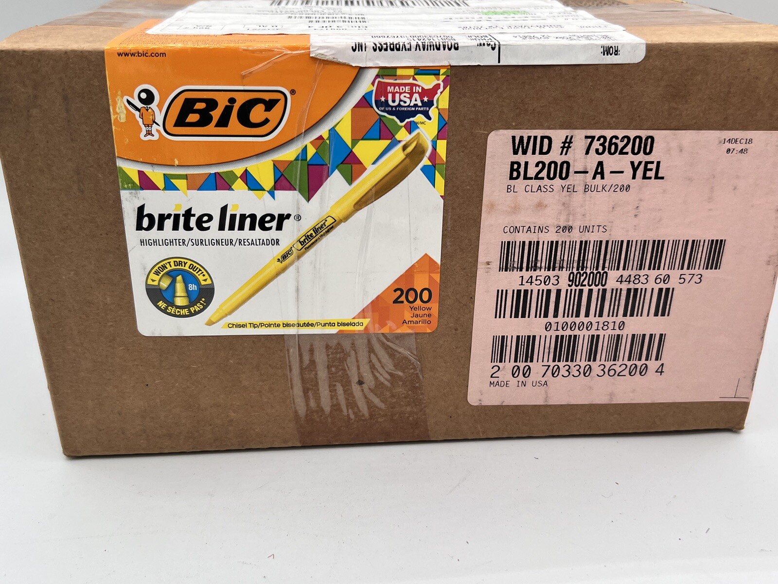 Yellow Marker School Office Hi-lighter