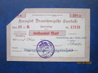 300 Mark Braunschweig LBN Braunschweig Grabowski : BRS 19 c
