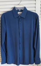 Lucky Brand Shirt Mens Medium Slim Fit 4 Way Stretch Button Down Long Sleeve