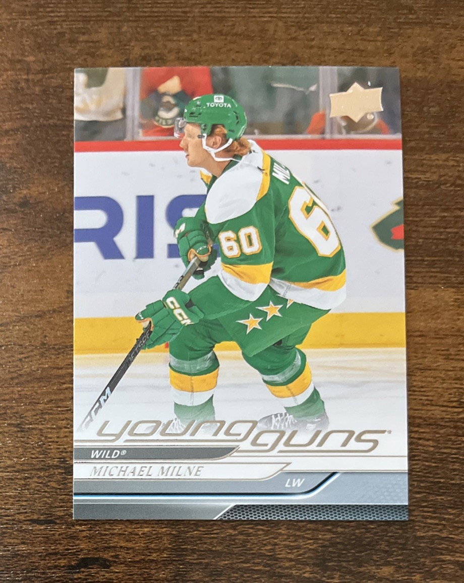 2024-25 Upper Deck Extended Young Guns #727 Michael Milne Rookie Wild RC