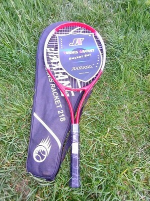 Lightweight Tennis Racket, Model 218, Black Carrying Case, 27''x11'' by JIAXIANG