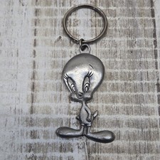Llavero Piolín Pájaro 1995 Warner Bros Looney Toons Bolsa Cadena Peltre