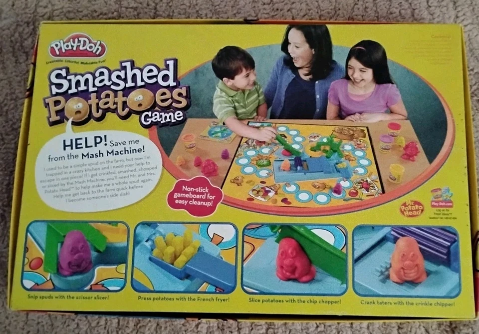 Play-doh Smashed Potatoes Race to Escape Board Game Potato Head Playdoh - Image 2 of 2