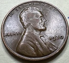 1930 1C BN Lincoln Cent WHEAT PENNY 2721X