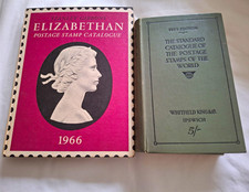 Stanley Gibbons Elizabethan Postage Stamp Catalogue 1966 & Whitfield King 1939