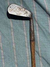 Antique Matched Models Mashie Mid Iron - 37" Hickory Shaft - Circa 1920s Vintage