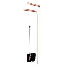 99.9 Copper Dowsing Rod Psychic And Divination Copper Pendulum Kit New 
