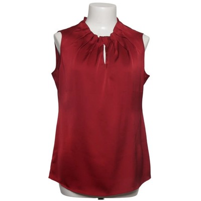Comma, Bluse, Größe: 36, Rot, Polyester, Einfarbig, Satin, Damen #prj