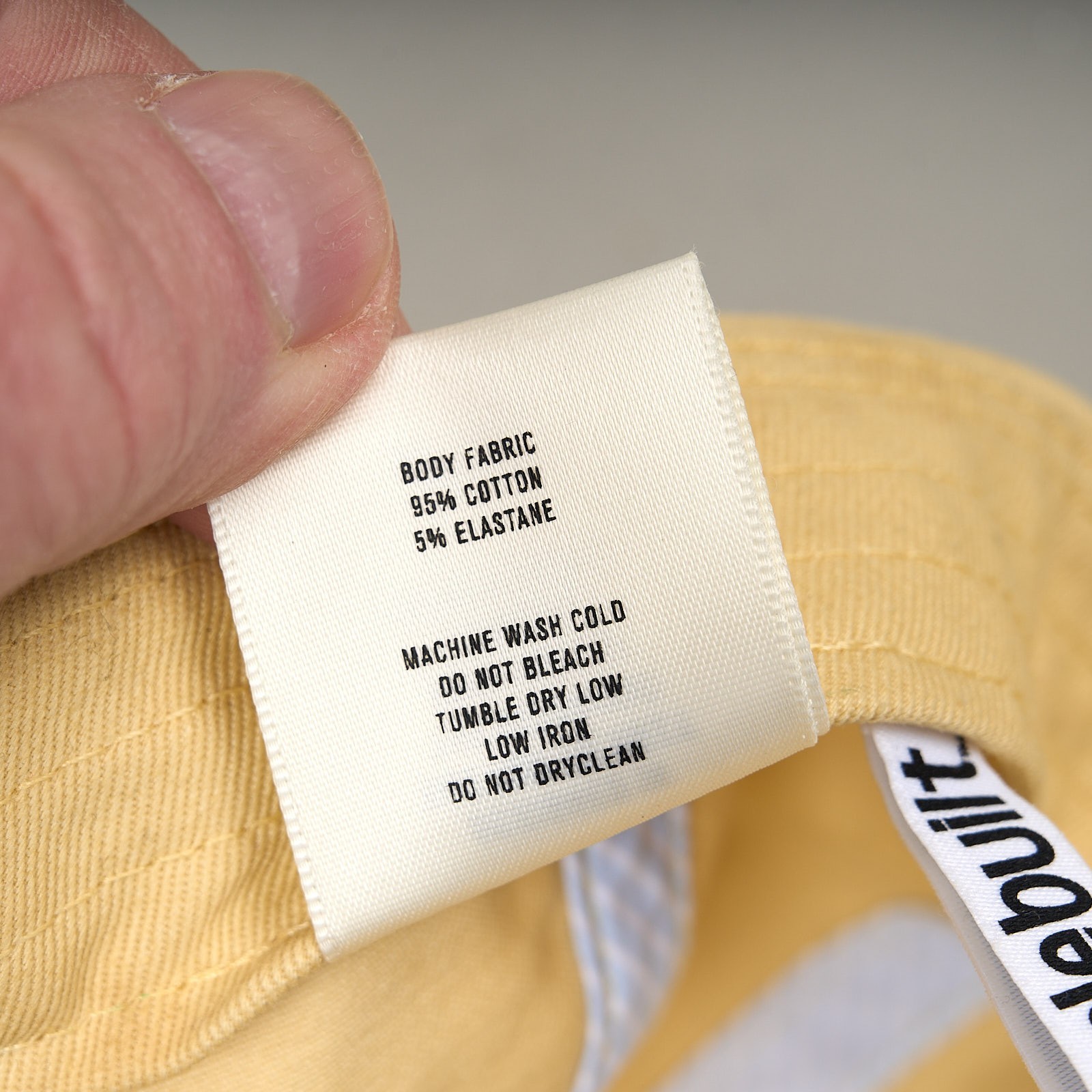 Tracksmith Running Cap Hat Yellow Adjustable Cott… - image 9