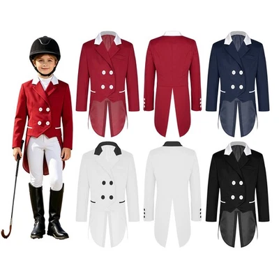 Mädchen Frack Blazer Jacke Team Oberbekleidung Wettbewerb Reitsport Reiten - Bild 1 von 3