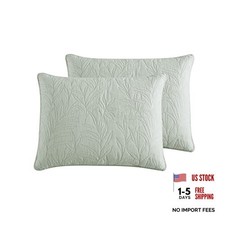 Tommy Bahama - 2 Piece Sham Set, Soft Bedding with Standard Costa Sera Green