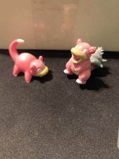 Vintage Pokemon SLOWPOKE & SLOWBRO Figures TOMY